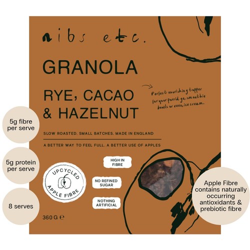 nibs etc. Rye, Hazelnut & Cacao Granola