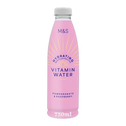 M&S Hydrating Pomegranate & Raspberry Puree Vitamin Water