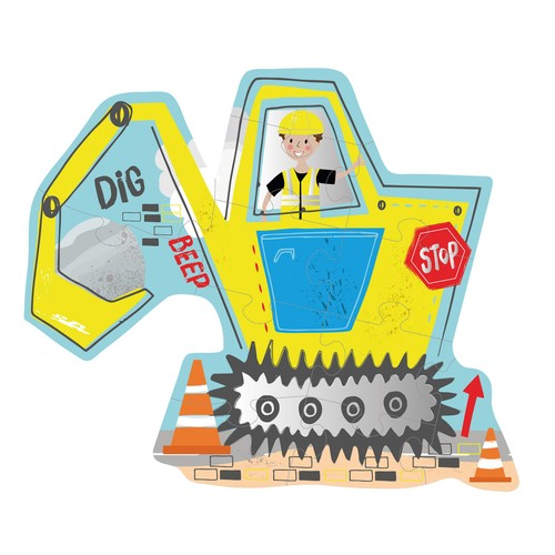 Floss & Rock Construction Jigsaw