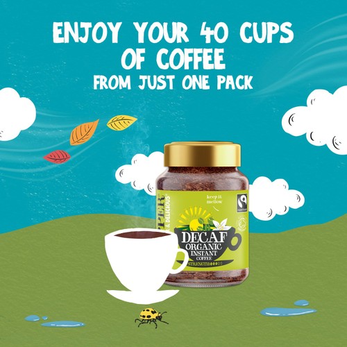 Clipper Organic Decaffeinated Instant Coffee