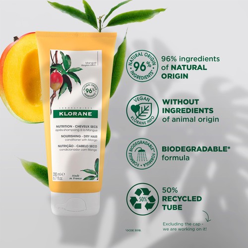 Klorane Nourishing Conditioner with Mango for Dry Hair