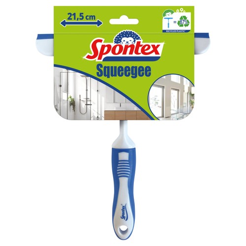 Spontex Window & Shower Squeegee Streak Free Bathroom Glass Cleaner