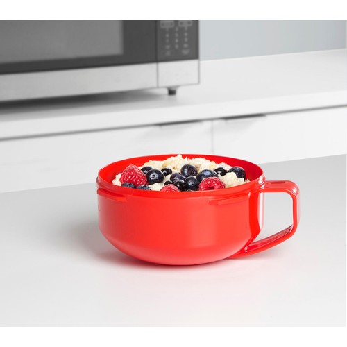 Sistema Microwave Porridge Bowl Food Container with Steam Vent 850ml