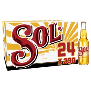 Sol Cerveza Original De Mexico Bottle 24 x 330ml