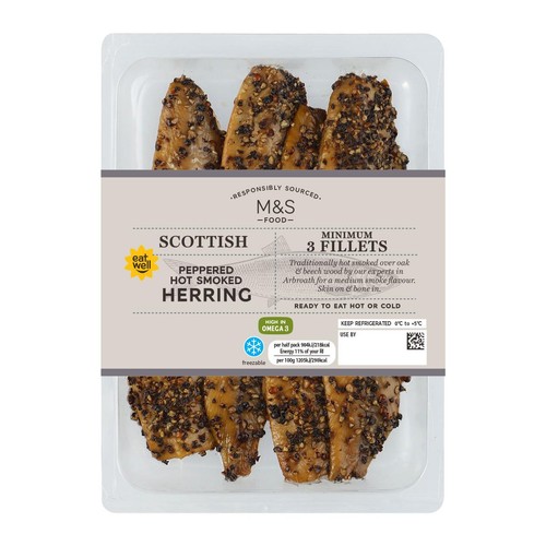 M&S Scottish Peppered Hot Smoked Herring