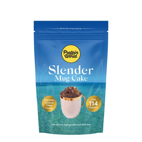 Protein World Slender Mix Chocolate Caramel Chew Mug Cake 