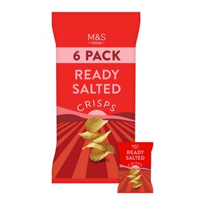 M&S Reduced Fat Ready Salted Crisps Multipack