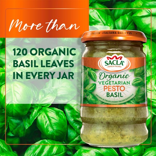Sacla' Organic Basil Pesto