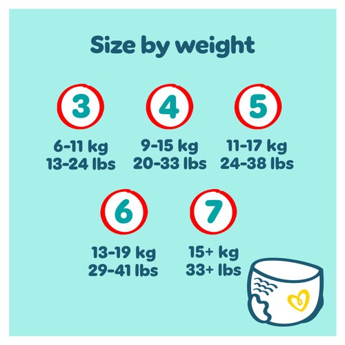 Pampers Premium Protection Nappy Pants, Size 6 (15kg+) Essential Pack