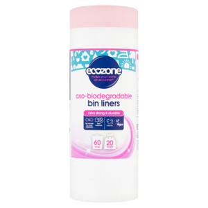 Ecozone Oxo-Biodegradable Bin Liners 60L