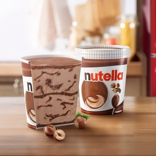 Nutella Chocolate & Hazelnut Ice Cream Tub
