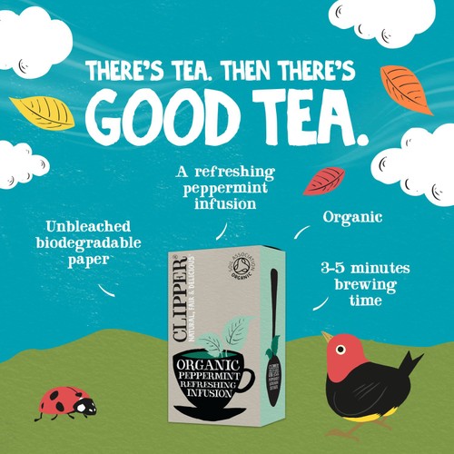 Clipper Organic Peppermint Tea Bags Infusion