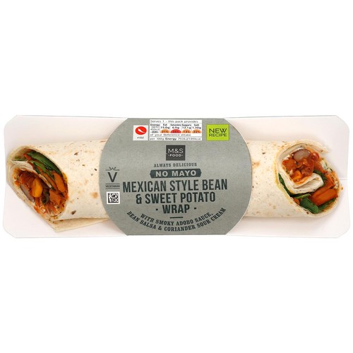 M&S Mexican Style Bean & Sweet Potato Wrap
