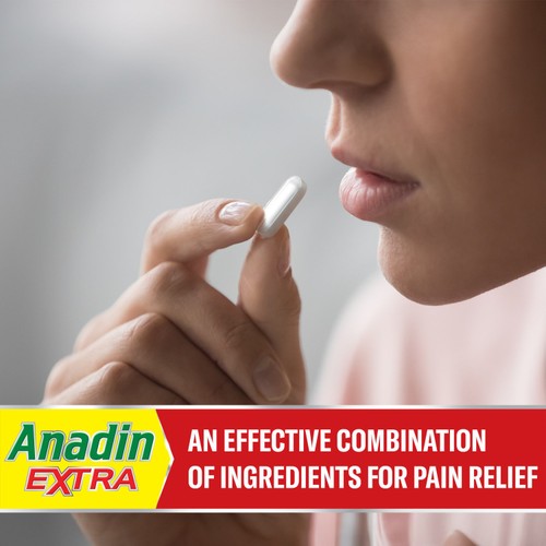 Anadin Extra Aspirin, Paracetamol, & Caffeine Caplets, 16s