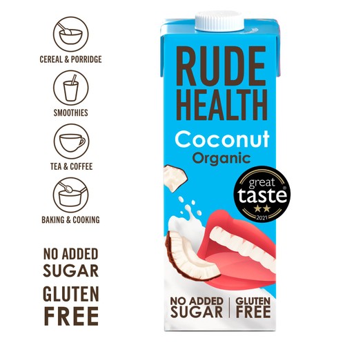 Rude Health Organic Coconut Drink Longlife