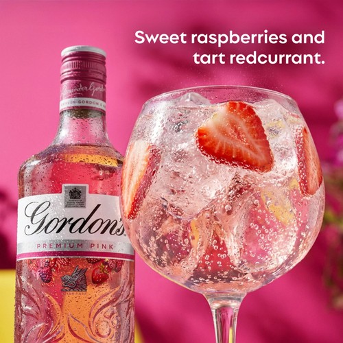 Gordon's Premium Pink Distilled Flavoured Gin