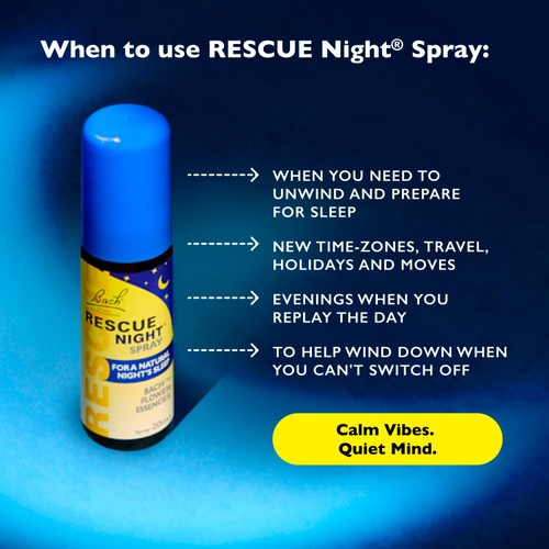 Bach Flower Remedies Rescue Night Spray 