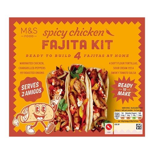 M&S Spicy Chicken Fajitas