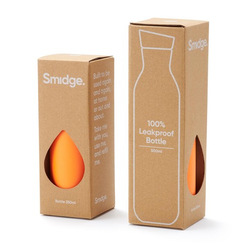 Smidge Reusable Water Bottle, Citrus, 500ml