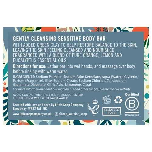 Eco Warrior Sensitive Body Bar