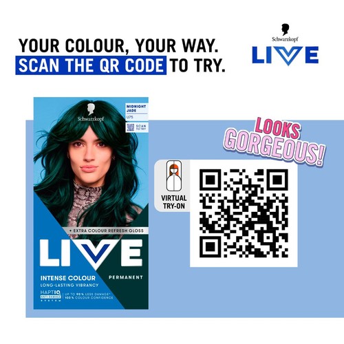LIVE Intense Colour U75 Midnight Jade