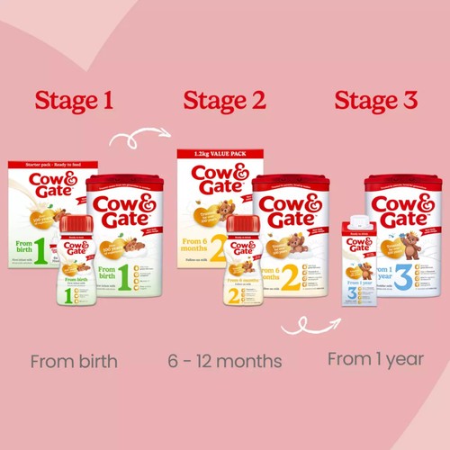 Cow & Gate 3 Toddler Milk Formula 1+ Years