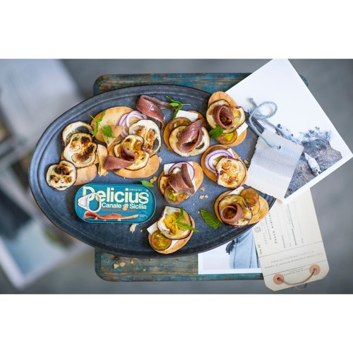Delicius Strait of Sicily Anchovy Fillets in Olive Oil