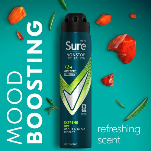Sure Men 72hr Nonstop Protection Extreme Dry Antiperspirant Deodorant