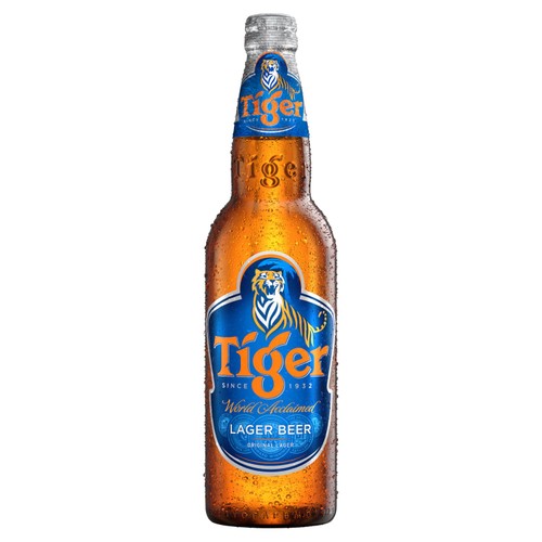 Tiger Lager Beer Bottle