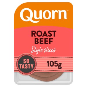 Quorn Vegan Roast Beef Style Slices 105G