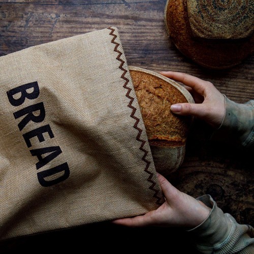 Natural Elements Hessian Eco-Friendly Bread Bag