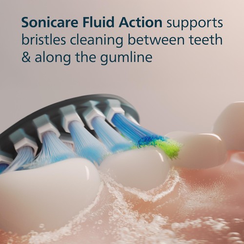 Philips Sonicare C3 Premium Plaque Defence Brush Head, Black, 2+1 Pack