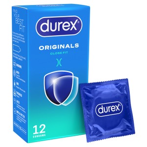 Durex Originals Condoms With Silicone Lube Close Fit