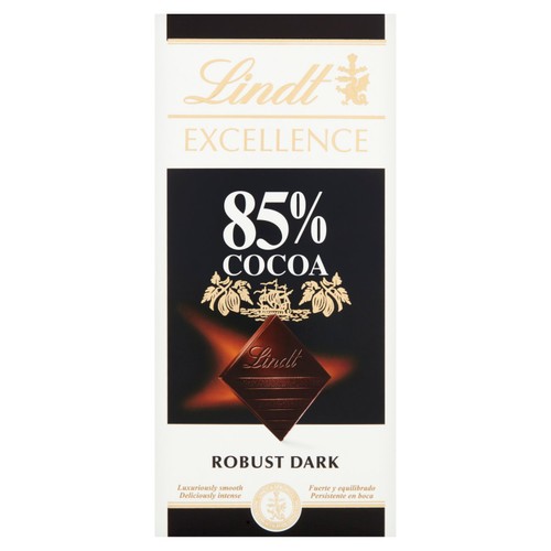 Lindt Excellence 85% Cocoa Dark Chocolate Bar