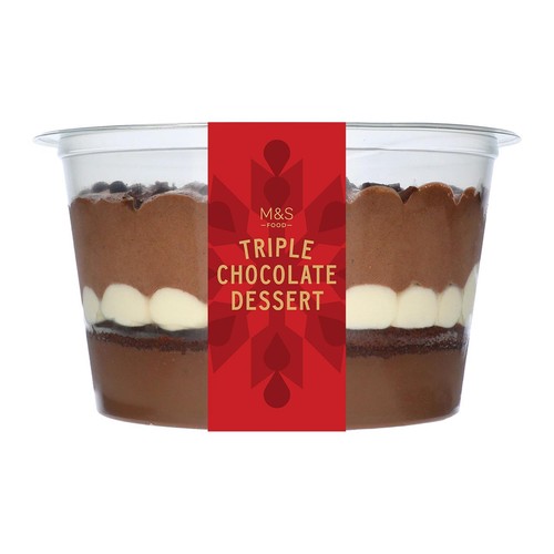 M&S Triple Chocolate Dessert
