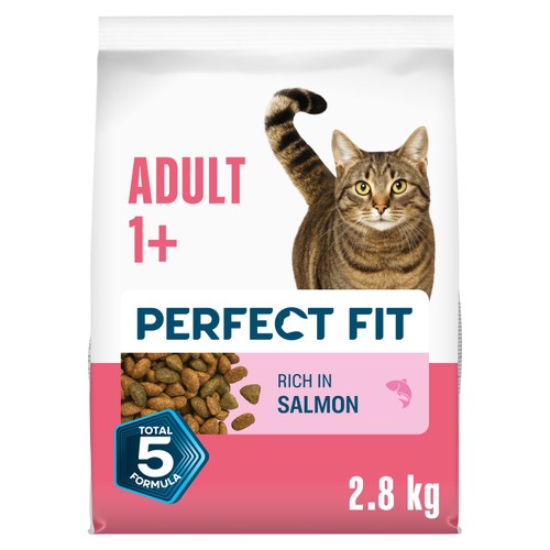 Perfect Fit Adult Dry Cat Food Salmon