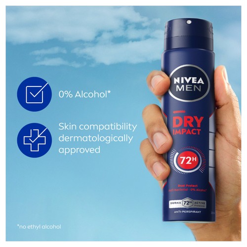 NIVEA MEN Dry Impact Anti-Perspirant Deodorant Spray