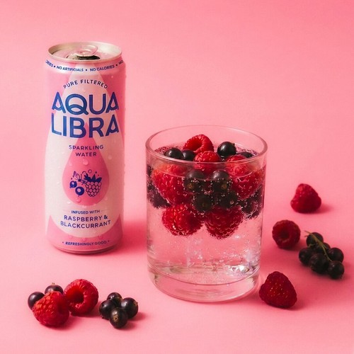 Aqua Libra Raspberry and Blackcurrant Infused Sparkling Water