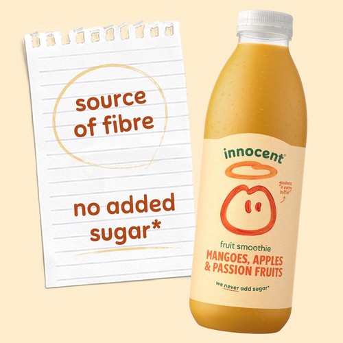 Innocent Mangoes, Passion Fruits and Apples Smoothie
