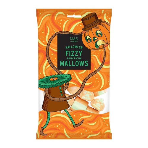 M&S Halloween Fizzy Pumpkin Marshmallows