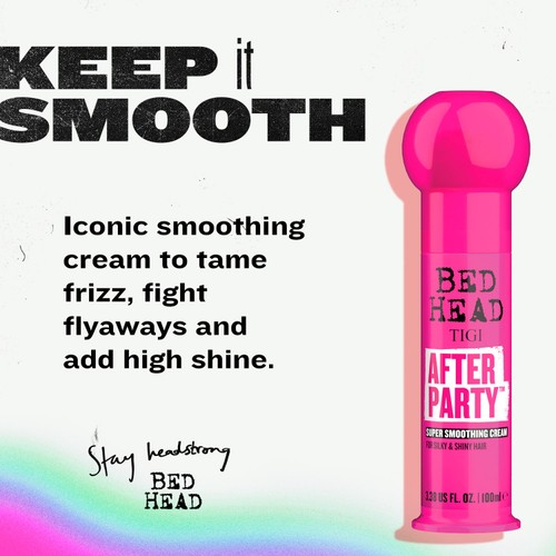 Bed Head by TIGI After Party Smoothing Cream for Shiny Frizz Free Hair