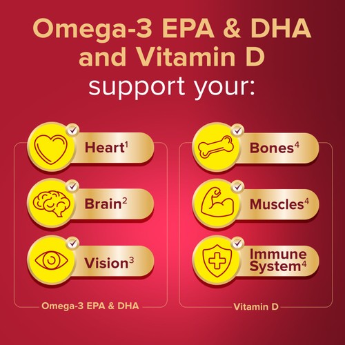 Seven Seas Cod Liver Oil One A Day Omega-3 Fish Oil & Vitamin D Caps