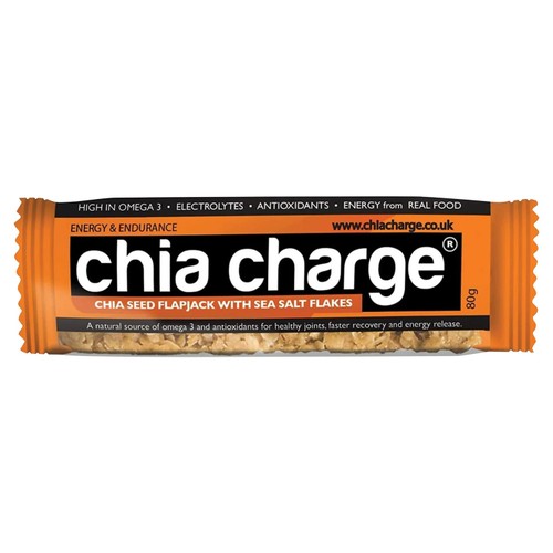 Chia Charge Sea Salt Flakes Chia Seed Flapjack