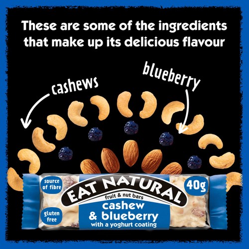 Eat Natural Cashew and Blueberry Bars