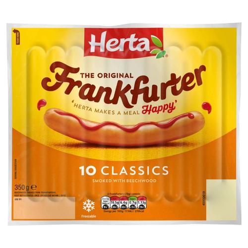 Herta 10 Frankfurters Hot Dogs