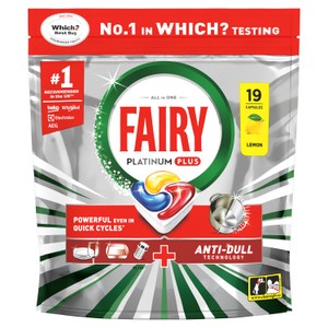 Fairy Platinum Plus Lemon Dishwasher Tablets
