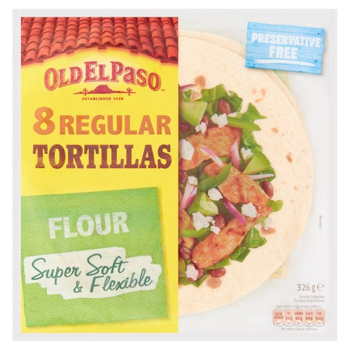 Old El Paso Flour Tortilla Fajita Wraps