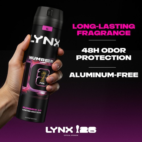 Lynx Men Number 10 48h Antiperspirant Deodorant Aerosol 