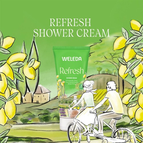 Weleda Natural Citrus Creamy Body Wash, Vegan