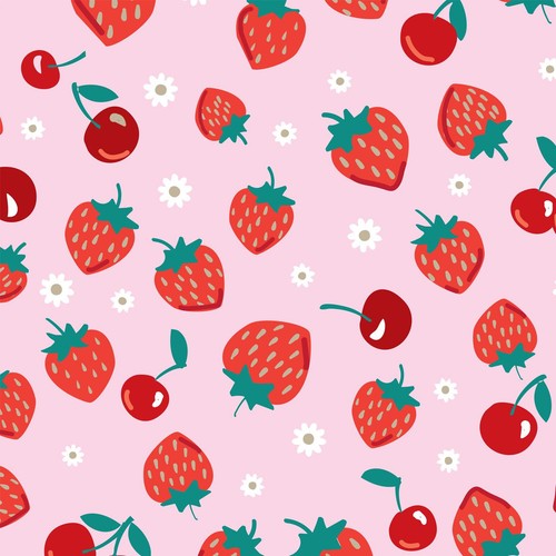 Cherry Berry Gift Wrap Sheets